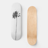 Zwarte en witte palmvinesse #1 #tropische #wand #a persoonlijk skateboard (Voorkant)