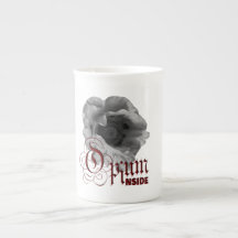 Zwarte en witte papaver "Opium Inside"