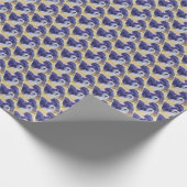 ZWARTE EN WITTE PAPILLON CADEAUPAPIER (Hoek)