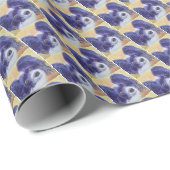 ZWARTE EN WITTE PAPILLON CADEAUPAPIER (Rol Hoek)