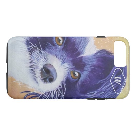 ZWARTE EN WITTE PAPILLON Case-Mate iPhone CASE (Achterkant (Horizontaal))