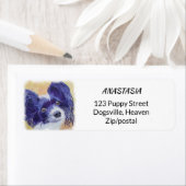 ZWARTE EN WITTE PAPILLON ETIKET (Insitu)