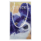 ZWARTE EN WITTE PAPILLON KLEIN CADEAUZAKJE