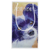 ZWARTE EN WITTE PAPILLON KLEIN CADEAUZAKJE