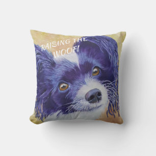 ZWARTE EN WITTE PAPILLON KUSSEN