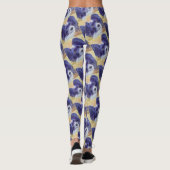 ZWARTE EN WITTE PAPILLON LEGGINGS (Achterkant)