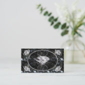 Zwarte en witte Pareltjes Visitekaartje (Staand voorkant)