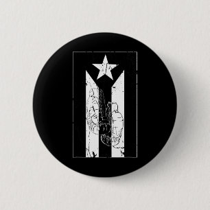zwarte en witte peper - Rico vlag met boxhandschoe Ronde Button 5,7 Cm