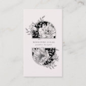 Zwarte en witte peulvruchten visitekaartje (Voorkant)