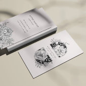 Zwarte en witte peulvruchten visitekaartje