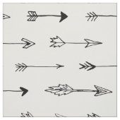 Zwarte en witte pijlen. Modern scandinavisch Stof (Swatch)