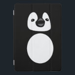 Zwarte en witte pinguïn afbeelding Cute Modern iPad Pro Cover<br><div class="desc">Verhoog uw stijl met onze Cute Modern Black and White Penguin Illustration iPad Pro Hoesje: Een ode aan eenvoud en charme! Introductie van onze betoverende Black and White Penguin Illustration iPad Pro Hoesje - een naadloze mix van moderne esthetiek en tijdloze charme. Met een minimalistische zwarte achtergrond die dient als...</div>