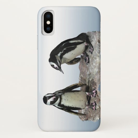 Zwarte en witte pinguïn iPhone 11 Hoesje (Achterkant)