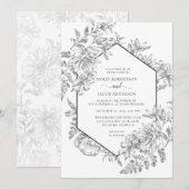 Zwarte en witte platenverbinding kaart (Voorkant / Achterkant)