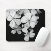 zwarte en witte Plumbago Muismat (Met muis)