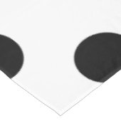 Zwarte en witte poka Dot Tafelkleed (Gekanteld)