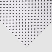 Zwarte en witte poka Dot Tissuepapier (Detail)