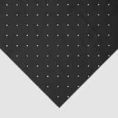 Zwarte en witte poka Dot Tissuepapier (Detail)