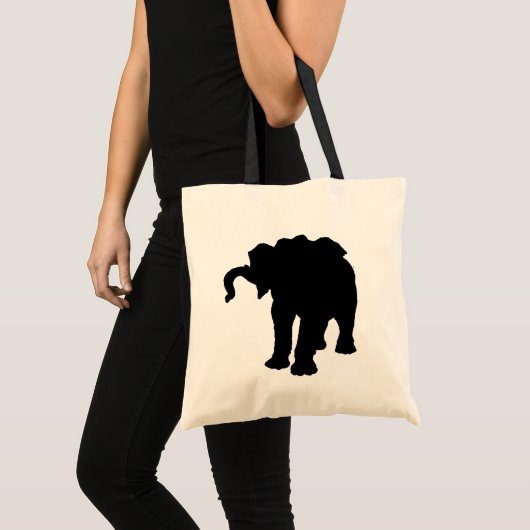 Zwarte en witte Pop Art Baby Tote Bag (Voorkant (product))