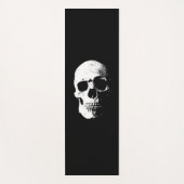 Zwarte en witte Pop Art Fitness Sjabloon Yogamat (Voorkant)