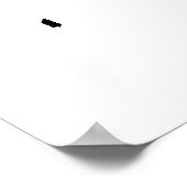 Zwarte en witte Pop Art Geronimo Poster (Hoek)