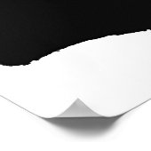 Zwarte en witte Pop Art Panda Poster (Hoek)