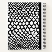 ZWARTE EN WITTE PRINTS NOTITIEBOEK VOOR HET ONTWER (Achterkant)