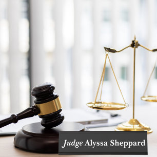 Zwarte en witte rechter bureau naambordje