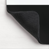 Zwarte en witte rechthoeken muismat (Hoek)