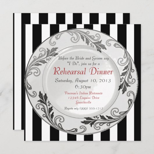 Zwarte en Witte repetities Kaart (Voorkant / Achterkant)