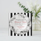 Zwarte en Witte repetities Kaart (Staand voorkant)