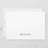 Zwarte en Witte repetities Kaart (Achterkant)