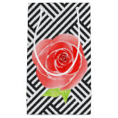 Zwarte en witte rode rozen klein cadeauzakje (Voorkant)