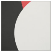 Zwarte en witte rode stippen stof (Swatch)