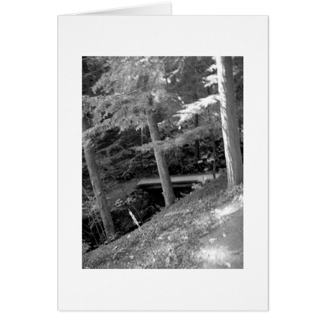 Zwarte en witte roetglen-kaart (Voorkant)