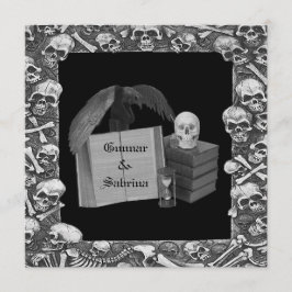 Zwarte en witte Romance Huid Spellbook Weddenschap Kaart
