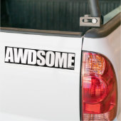 zwarte en witte rook bumpersticker (Op Truck)