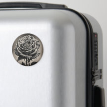 Zwarte en witte rozenbloem