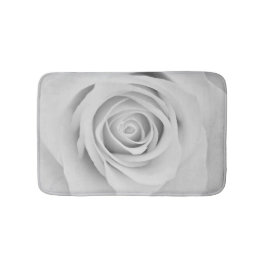 Zwarte en witte rozenbloem Wismat Badmat