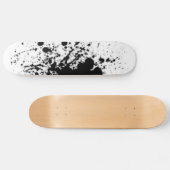 zwarte en witte schaatsen skateboard (Horizontaal)
