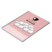 Zwarte en witte schapen notitieboek (Linkerzijde)