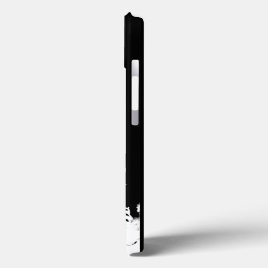 Zwarte en witte schedel Case-Mate iPhone case (Achterkant / Links)