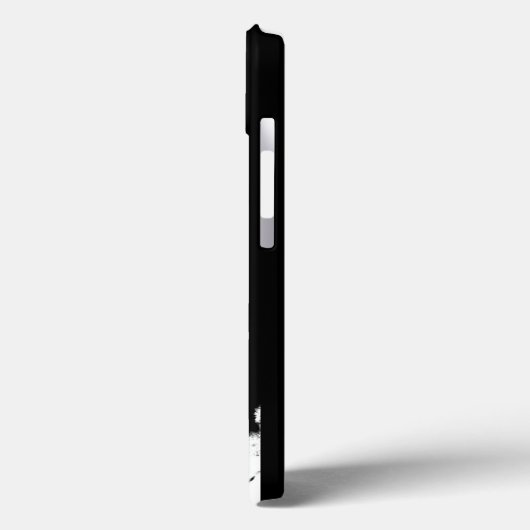 Zwarte en witte schedel Case-Mate iPhone case (Achterkant / Links)