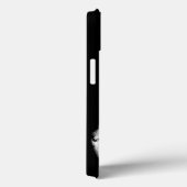 Zwarte en witte schedel Case-Mate iPhone case (Achterkant / Rechts)