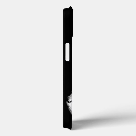 Zwarte en witte schedel Case-Mate iPhone case (Achterkant / Rechts)