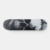 Zwarte en witte schedel - Numb-Skulls ontwerp Persoonlijk Skateboard (Horizontaal)