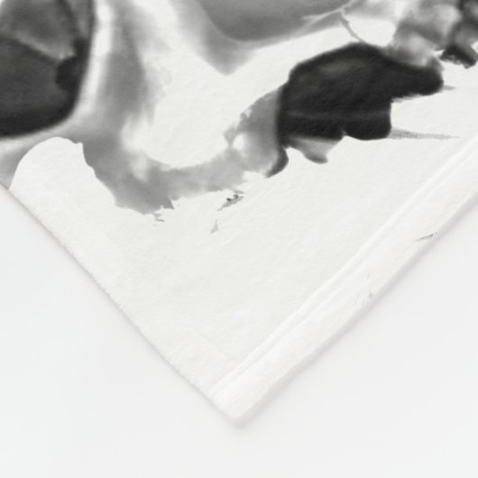 Zwarte en witte schedels Skeletspieren Kunstpatroo Fleece Deken (Hoek)