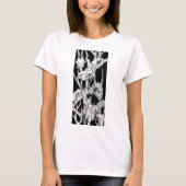 Zwarte en witte schedels t-shirt (Voorkant)