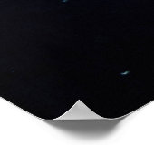 ZWARTE EN WITTE SCHERM ONDER WATER POSTER (Hoek)