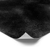 zwarte en witte schets van roos poster (Hoek)